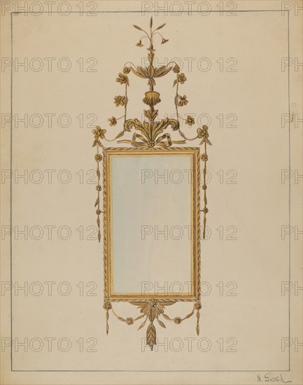 Mirror, c. 1936. Creator: Nicholas Gorid.