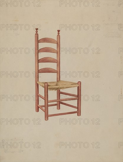 Chair, c. 1936. Creator: Samuel O. Klein.