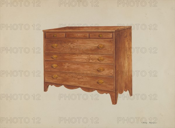 Chest, c. 1938. Creator: Henry Meyers.