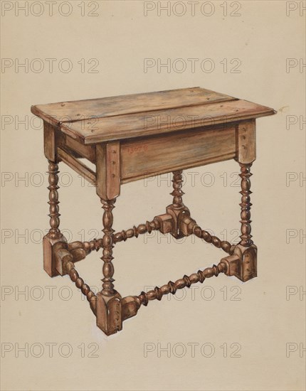 Tavern Table, c. 1936. Creator: Isadore Goldberg.