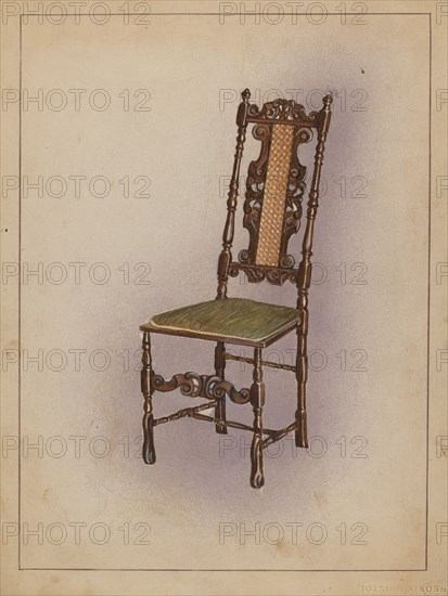Side Chair, c. 1936. Creator: Nicholas Gorid.