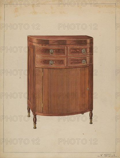 Washstand, c. 1936. Creator: Nicholas Gorid.