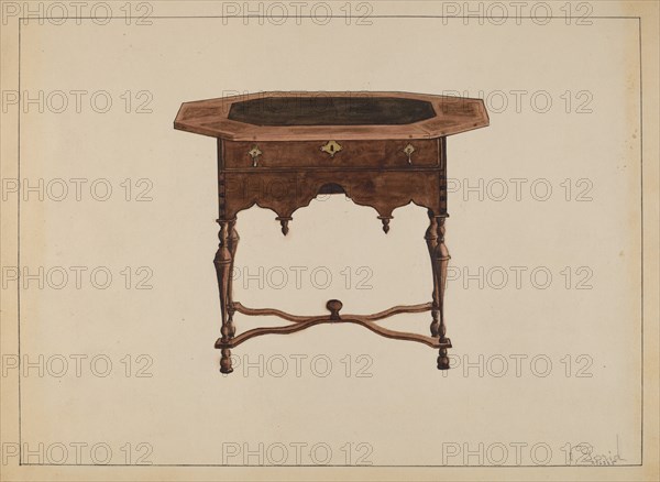 Tea Table, c. 1936. Creator: Nicholas Gorid.