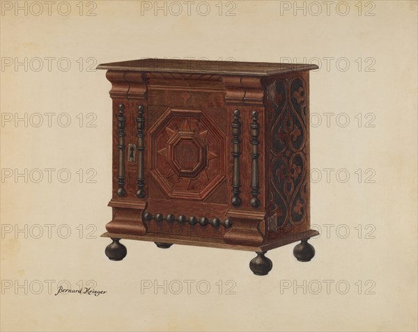 Cabinet for Storage, 1938. Creator: Bernard Krieger.