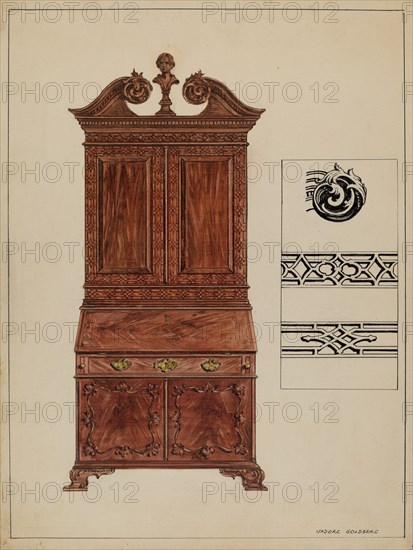 Secretary, c. 1936. Creator: Isadore Goldberg.