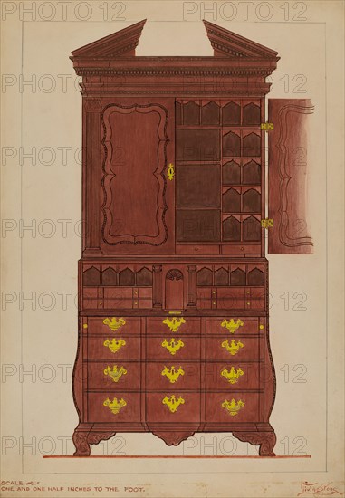 Secretary, c. 1936. Creator: Rolland Livingstone.