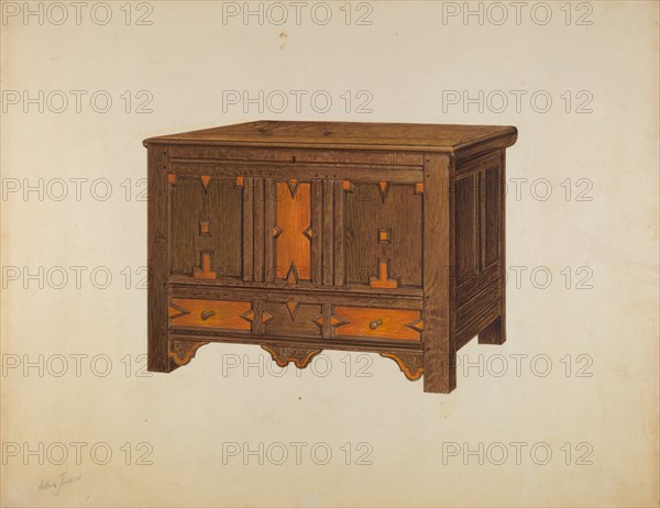Chest, c. 1938. Creator: Arthur Johnson.