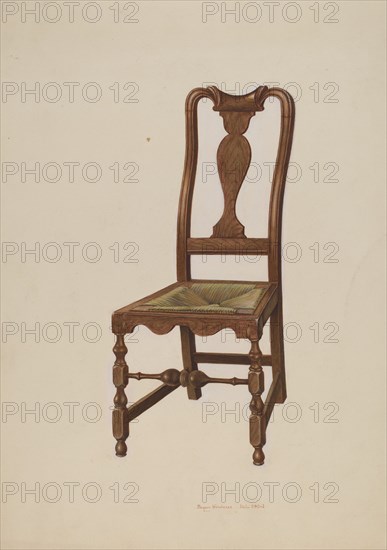 Chair, 1935/1942. Creator: Regina Henderer.