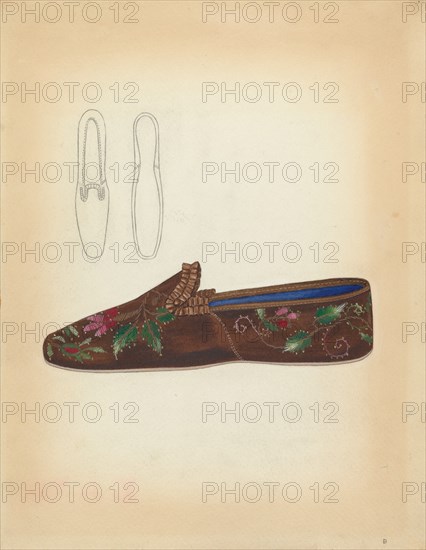 Lady's Slipper, 1935/1942. Creator: Esther Hansen.