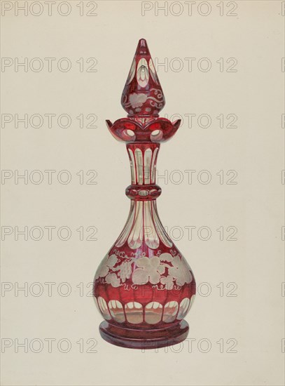 Decanter, 1935/1942. Creator: Frank M Keane.