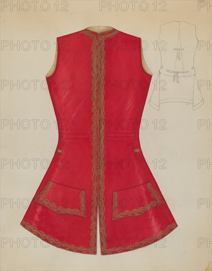 Waistcoat, c. 1937. Creator: Marie Mitchell.