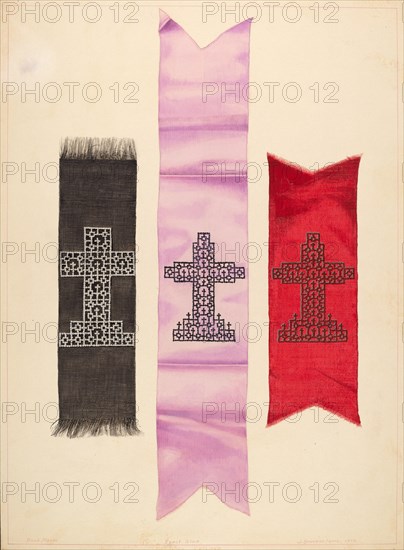 Book Marks, 1938. Creator: J. Howard Iams.