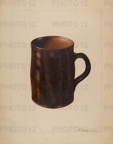 Mug, c. 1936. Creator: Nicholas Amantea.