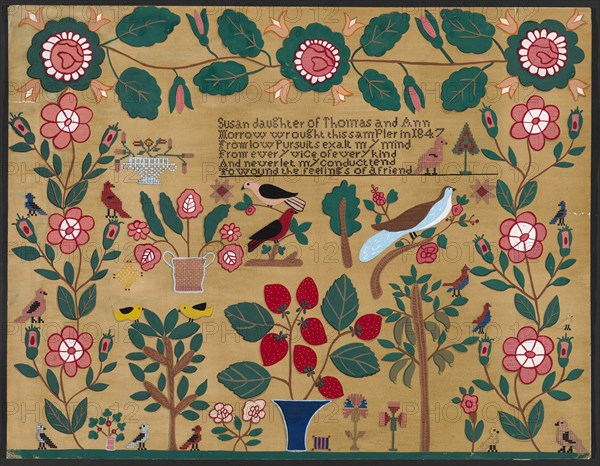 Sampler, c. 1936. Creator: Katherine Hastings.