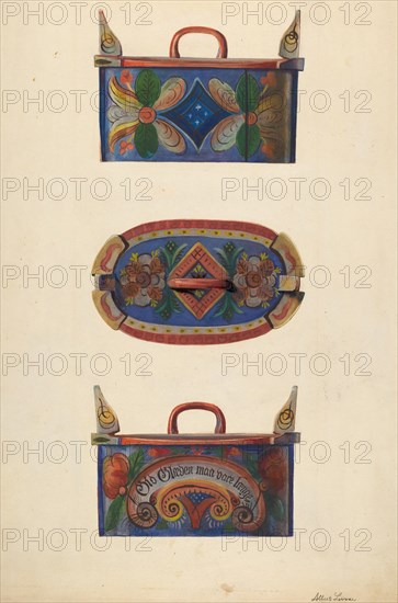 Sewing Box, c. 1936. Creator: Albert J. Levone.