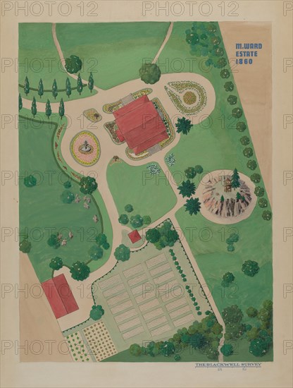 M. Ward Estate, c. 1936. Creator: Helen Miller.
