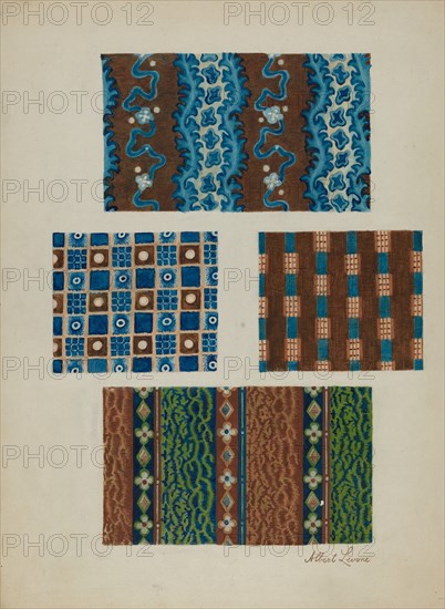 Cotton Prints, c. 1937. Creator: Albert J. Levone.