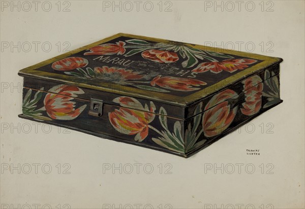 Pa. German Box, c. 1937. Creator: Frances Lichten.