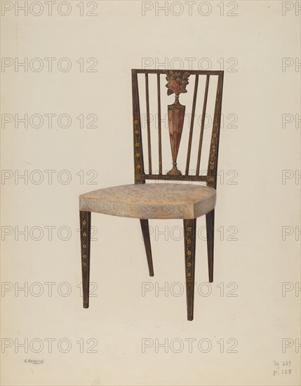 Side Chair, c. 1939. Creator: Charles Henning.