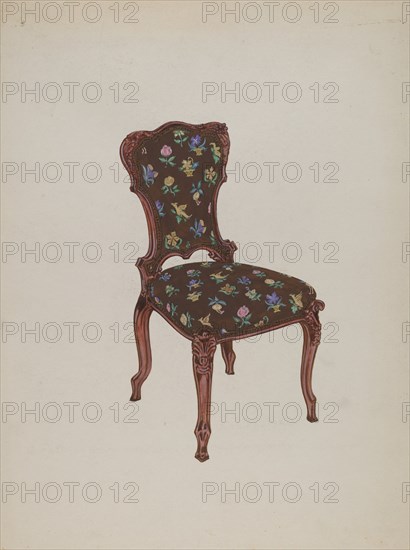 Chair, c. 1936. Creator: Florence Huston.
