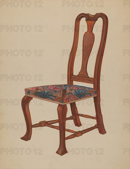 Chair for Bliss House, 1935/1942. Creator: Arthur Johnson.