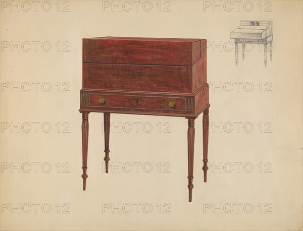 Box Desk, c. 1936. Creator: Arthur Johnson.