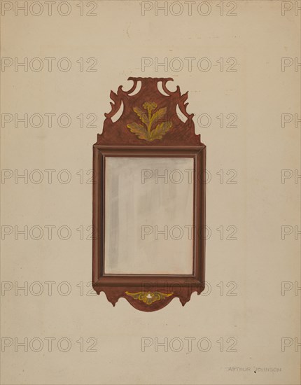 Mirror, c. 1936. Creator: Arthur Johnson.