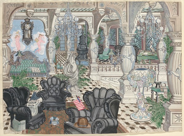 Foyer's Men's Club, 1880-1910, c. 1946. Creator: Perkins Harnly.