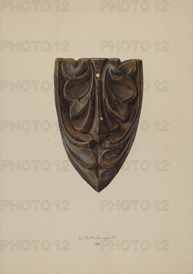 Crowning Leaf, 1938. Creator: Albert Geuppert.