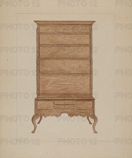 Highboy, 1935/1942. Creator: Frederick Jackson.