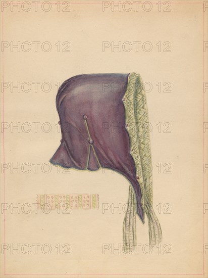 Bonnet, c. 1937. Creator: Fanchon Larzelere.