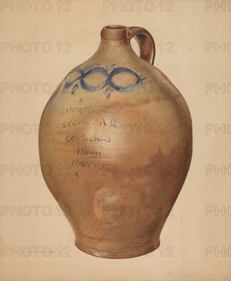 Jug, c. 1938. Creator: George Loughridge.