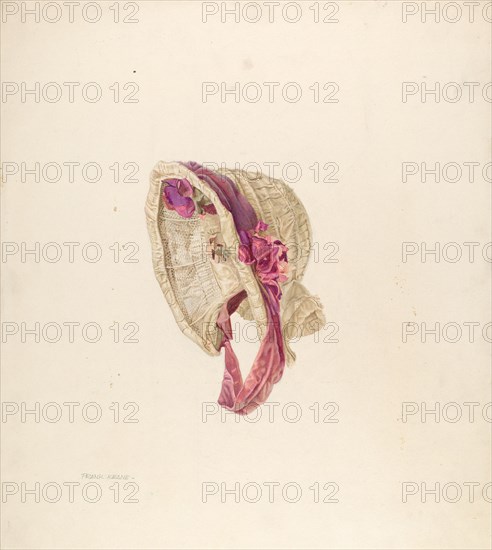 Bonnet, c. 1939. Creator: Frank M Keane.
