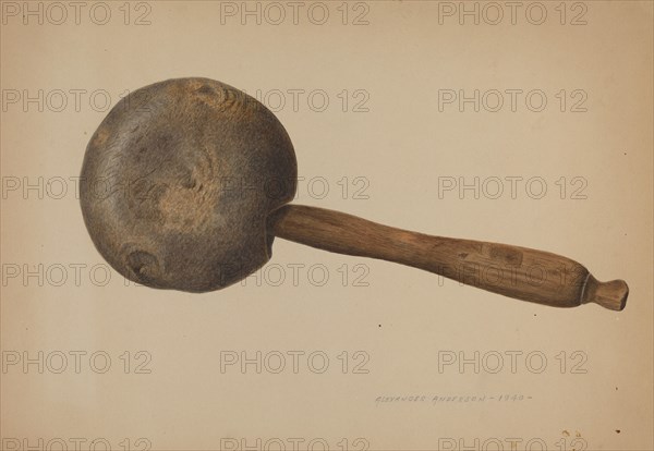 Saddler's Mallet, 1940. Creator: Alexander Anderson.