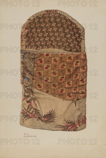 Woman's Pocket, 1935/1942. Creator: Joseph Lubrano.