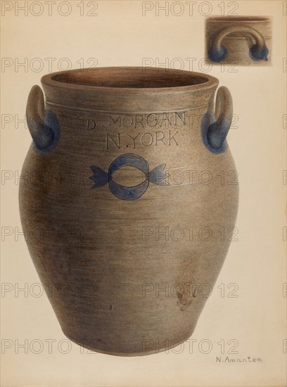 Crock, c. 1936. Creator: Nicholas Amantea.