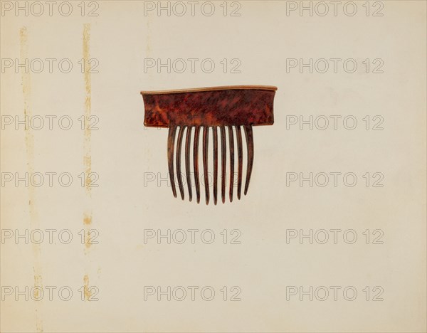 Comb, c. 1940. Creator: Irene Lawson.