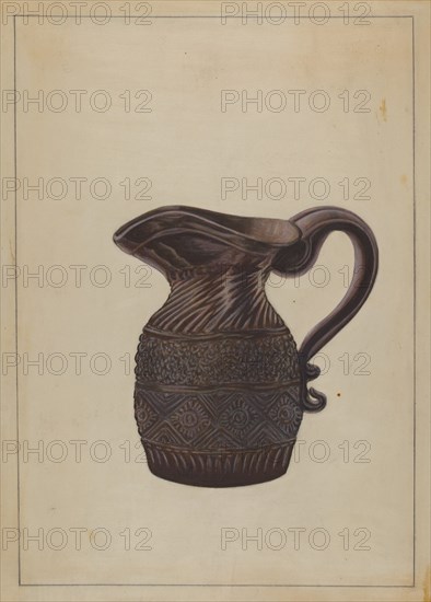 Cream Pitcher, c. 1936. Creator: Nicholas Amantea.