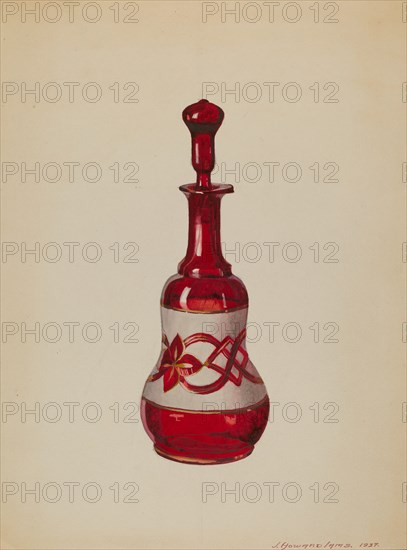 Bottle, 1937. Creator: J. Howard Iams.