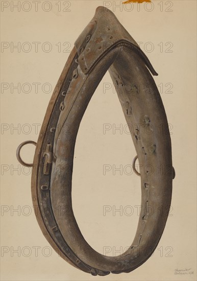 Ox Collar, 1938. Creator: Alexander Anderson.