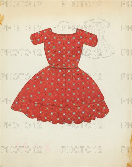 Child's Dress, 1935/1942. Creator: Esther Hansen.