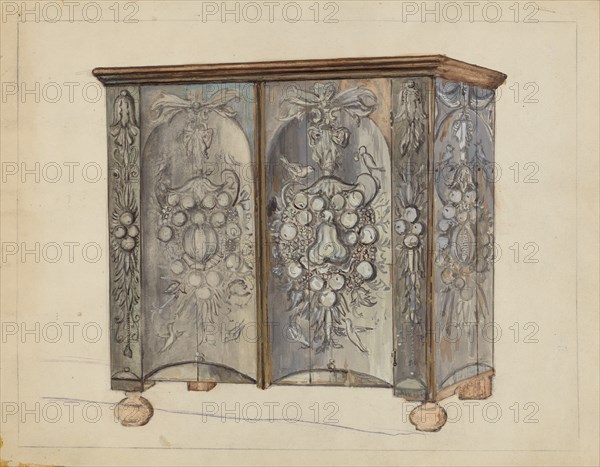 Cabinet, c. 1953. Creator: Isadore Goldberg.