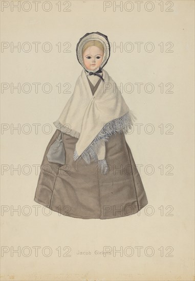 Quaker Doll, 1935/1942. Creator: Jacob Gielens.