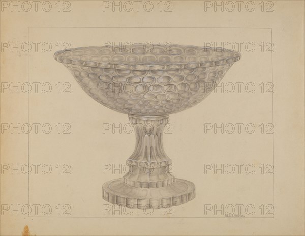 Punch Bowl, 1935/1942. Creator: Gertrude Lemberg.