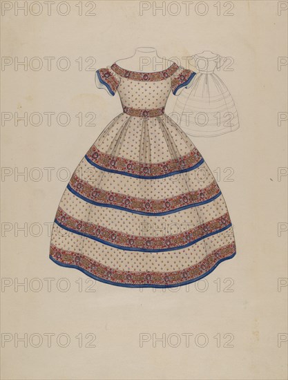 Child's Dress, c. 1936. Creator: Melita Hofmann.