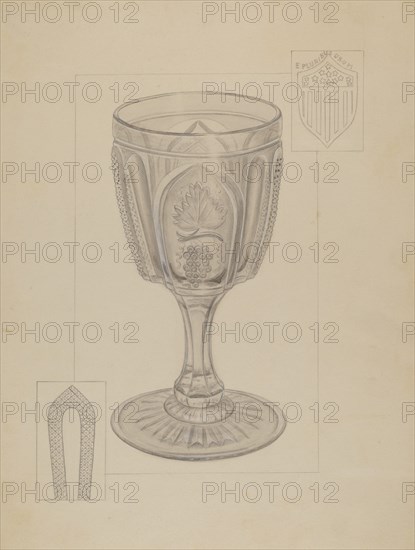 Goblet, c. 1936. Creator: Gertrude Lemberg.