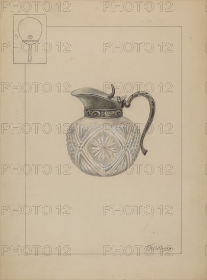 Syrup Pitcher, c. 1937. Creator: Thomas Holloway.