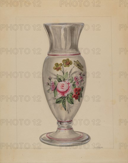 Vase, c. 1940. Creator: Gertrude Lemberg.