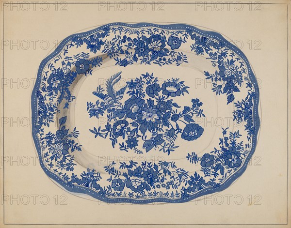 Plate, probably 1937. Creator: Katherine Hastings.