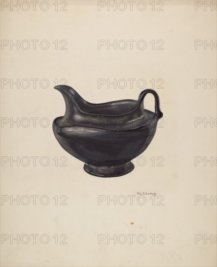 Moravian Pitcher, 1938. Creator: William Ludwig.